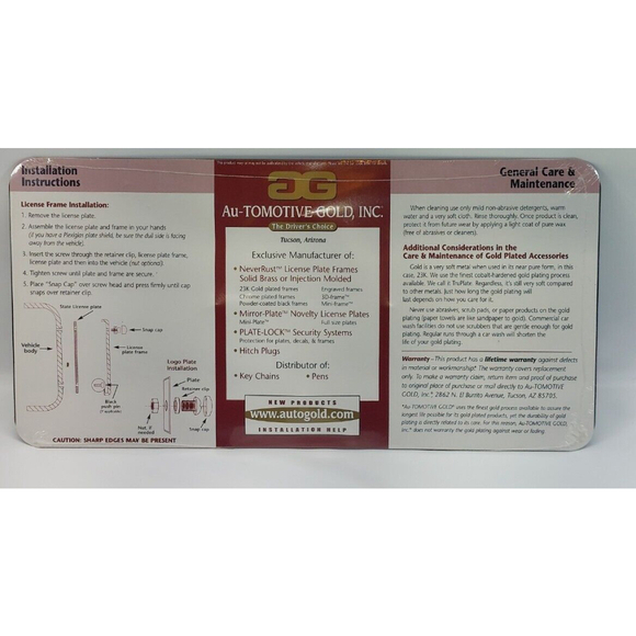 Pontiac Logo Stainless Steel License Plate Chrome On Black Brand New - Picture 3 of 7